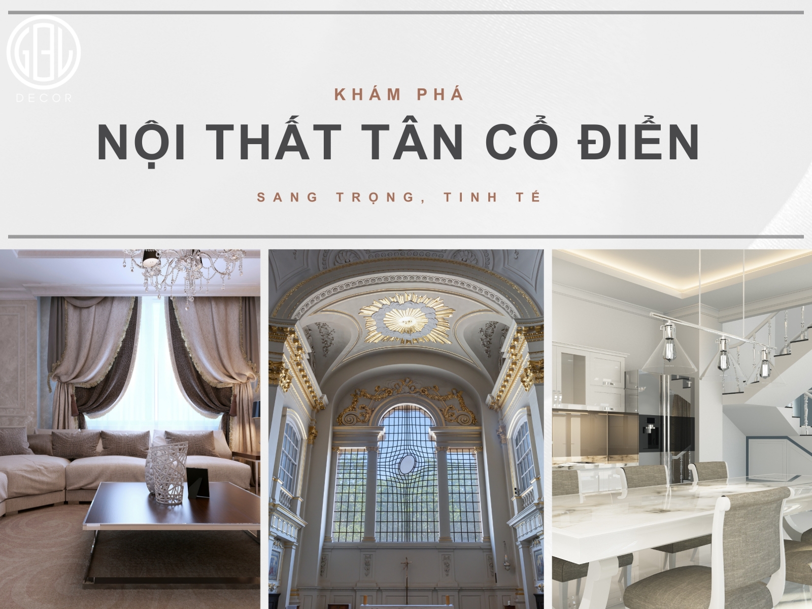 Nội thất tân cổ điển Cần Thơ 